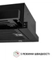 Витяжка телескопічна Perfelli ISEO 6IMF NERO - изображение 9