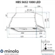 Витяжка вбудована Minola HBS 5652 BL 1000 LED - изображение 11
