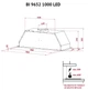 Витяжка вбудована Perfelli BI 9652 I 1000 LED - изображение 11