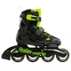 Ролики Rollerblade Microblade Black/Green 2024 детские 28-32 - изображение 2