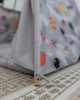 Вигвам палатка Космос с ковриком и подушками + корзина для игрушек, детская палатка комплект для дома и сада - изображение 5
