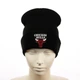 Молодежная шапка бини с вышивкой Чикаго Буллз (Chicago Bulls) (One-size) Черный - изображение 1