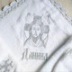 Ручная работа крыжма крестильная с кружевом Христос 100х100 см белый (079) - изображение 3