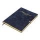 Щоденник датований Buromax Velour зі штучної шкіри А5 336 сторінок синій BM.2134-02 - изображение 13