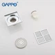 Вертикальний трап GAPPO G81051, латунь, 100х100 мм, хром - зображення 3