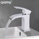 Смеситель для умывальника GAPPO G1007-8 белый/хром - изображение 3