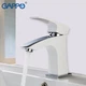 Смеситель для умывальника GAPPO G1007-7 белый/хром - изображение 2