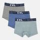 Набор детских трусов-боксеров 3 шт для мальчика CXL 87890290 110-116 см Blue Green/Blue Jeans/Grey Mel (3210100079296) - изображение 1