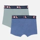 Набор подростовых трусов-боксеров 2 шт для мальчика CXL 87890190 146-152 см Jeans Bleu/Jeans Bleu (3210100078671) - изображение 2