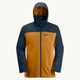 Куртка демісезонна з капюшоном чоловіча Jack Wolfskin Taubenberg 3In1 Jkt M 1115311_M0043 2XL Помаранчевий/Темно-синій (4064886310635) - зображення 9