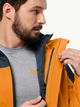 Куртка демісезонна з капюшоном чоловіча Jack Wolfskin Taubenberg 3In1 Jkt M 1115311_M0043 M Помаранчевий/Темно-синій (4064886310574) - зображення 6