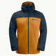 Куртка демісезонна з капюшоном чоловіча Jack Wolfskin Taubenberg 3In1 Jkt M 1115311_M0043 4XL Помаранчевий/Темно-синій (4064886310680) - зображення 8