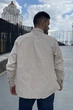 Сорочка джинсова однотонна Trend Collection 18379 бежевий (BEJ) S - зображення 8