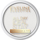 Puder do twarzy Eveline Cosmetics All Day Ideal Stay Matt Finish & Fix Matujaco-utrwalajacy 60 White 12 g (5901761936056) - obraz 1