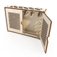 Ключница с дверкой DecorWood из дерева 23х16х6 см - изображение 2