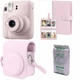 Набір Камера моментального друку Fujifilm INSTAX Mini 12 Blossom Pink / Чохол рожевий / Фотопапір на 10 знімків / Фотоальбом рожевий на 108 знімка - зображення 1