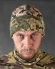 Флісова шапка софтшел олива ВТ7705 (Заказать: Один размер) - зображення 1