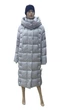 Пуховик женский Clasna удлиненный CW23D395CW 2XL бледно-голубой - изображение 1