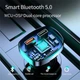 Автомобильный FM-трансмиттер и зарядное устройство Wireless Q7 с подсветкой и эквалайзером Bluetooth 5.0 2 x USB + Type-C PD - изображение 5