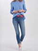 Koszula GANT The Linen Chambray Gingham 4321033 42 Pacific Blue (7325705709168) - obraz 3