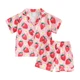 Дитяча літня піжама для дівчаток Sleepwear Strawberry, Рожевий, 90 см - зображення 5