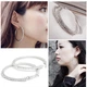 Серьги-кольца из горного хрусталя 5 см - изображение 8