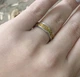 Кольцо Амелия, 16 золотисто-серебристое - изображение 2