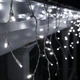 Гирлянда LED Бахрома Каучук 3.3мм для улицы 10х0,6м Холодный Белый - изображение 1