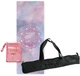 Набір Преміальний килимок для йоги Luna Yoga Travel 1830х610х1.5 мм Pink Mandala + Сумка для килимка Luna серії Home Чорна - зображення 1