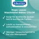 Еко-порошок у серветках для прання Dr. Beckmann MAGIC LEAVES Colorwaschmittel Laundry detergent sheet, 25 шт - зображення 6