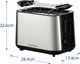 Тостер RUSSELL HOBBS 27390-56 Heaton Brushed 2Slice Toaster - изображение 12