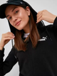 Толстовка на блискавці з капюшоном жіноча Puma Ess Small Logo Full-Zip Hoodie Tr 58681301 XS Чорна (4063697178960) - зображення 3