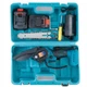 Ланцюгова пила міні Domotec 6" (15см) 24V акумуляторна - зображення 3