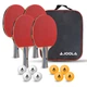 Набір для настільного тенісу Joola Team School 4 Bats 8 Balls (54825) - изображение 8