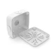 Монтажная коробка для камер CamBoxWD IP-65 белая пластиковая коробка для установки видеонаблюдения защитная коробка (TOR-JUG_22B) - изображение 3