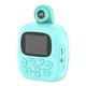 Детский фотоаппарат моментальной печати фотографий M4 Kids Print Camera Голубой - изображение 2