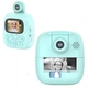 Детский фотоаппарат моментальной печати фотографий M4 Kids Print Camera Голубой - изображение 3