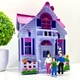 Домик кукольный Limo Toy с фигурками раскладной Лиловый (F611) - изображение 3