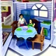 Домик кукольный Limo Toy с фигурками раскладной Лиловый (F611) - изображение 8