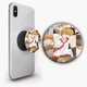 Держатель для телефона PopSockets Аниме Волчица и Черный Принц #01 Черный - изображение 1