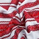Ткань декоративная Анастасия с орнаментом ярко-красная, этнический узор м.п. - изображение 2