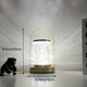 Портативная металлическая настольная LED лампа D15 с аккумулятором и сенсорным управлением - изображение 4