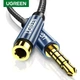 Кабель аудіо Ugreen AV118 3.5 mm подовжувач 0.5 м Black (40672) - зображення 2