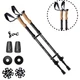 Трекінгові палиці PowerPlay 9107 Friluftsliv Black/White 80-135 см (пара) - зображення 1
