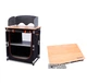 Розкладна туристична кухня KingCamp Bamboo Cooking Table Black (KC3904) - зображення 2