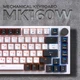 Клавиатура механическая проводная GamePro MK160W Hot-Swap Red Swich 75% RGB White - изображение 12