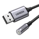 Звуковая карта Ugreen CM477 USB AUX Jack TRRS(Mic + Ear) KT0210 25 см Черная (30757) - изображение 1