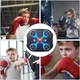 Боксерский тренажер для отработки ударов с подсветкой и Bluetooth черный - изображение 2