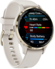 Smartwatch Garmin Venu 3S 41 mm Ivory (010-02785-04) - obraz 2