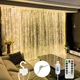 Гірлянда штора водоспад з пультом та гачками Copper Light 300 Led 3х3м Warm White - зображення 1